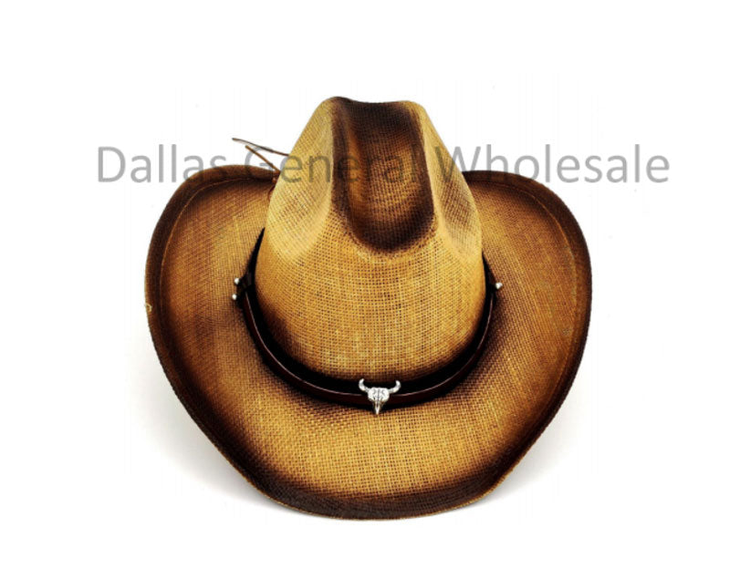 Longhorn Straw Cowboy Hats Wholesale