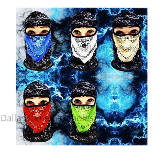 Bulk Buy Paisley Ninja Masks Balaclava Wholesale