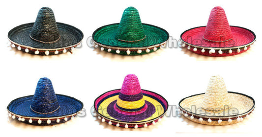 Mexico Style Sombrero Straw Hats Wholesale