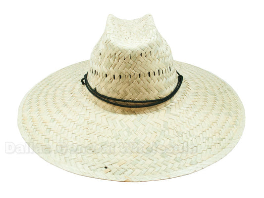 Vented Sombrero Straw Hats Wholesale