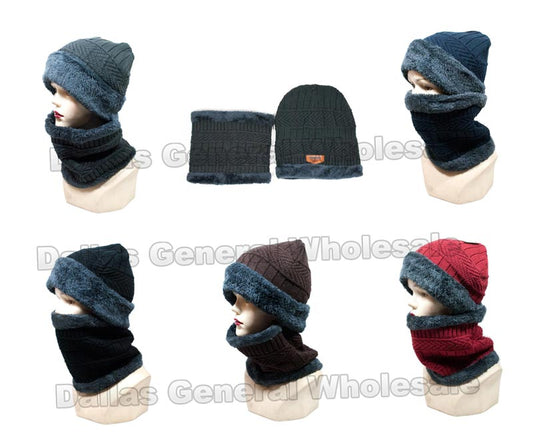 Bulk Buy Adults Beanie with Scarf Gift Sets Wholesale