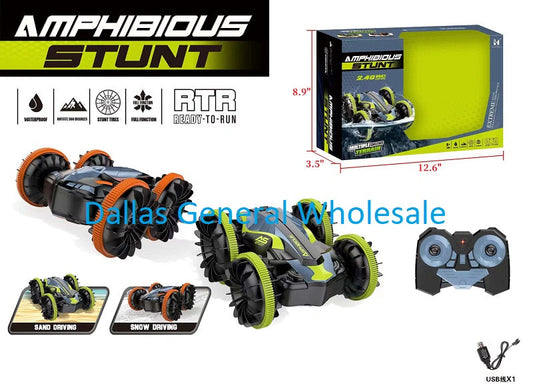 Electronic R/C Water Proof Stunt Cars Wholesale MOQ 6