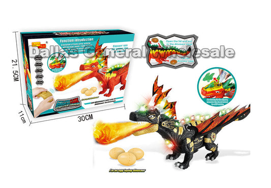 B/O Toy Walking Roaring Dragons Wholesale MOQ 6