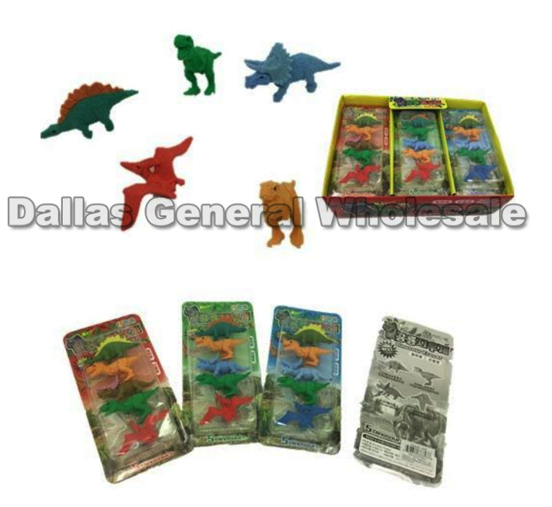 Dinosaur Erasers Wholesale MOQ 12
