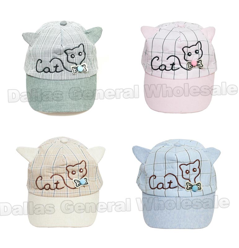 Baby Cat Ears Caps Wholesale MOQ 12