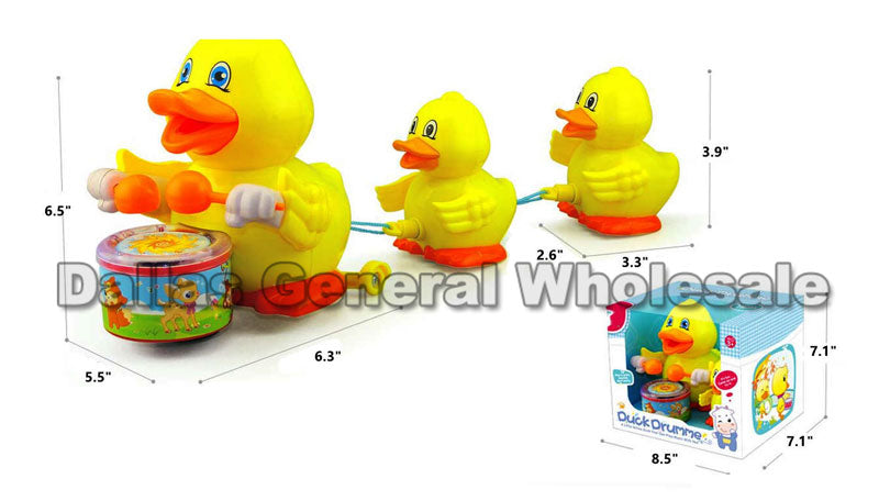 Electronic Robot Ducks with Drums Wholesale MOQ 12