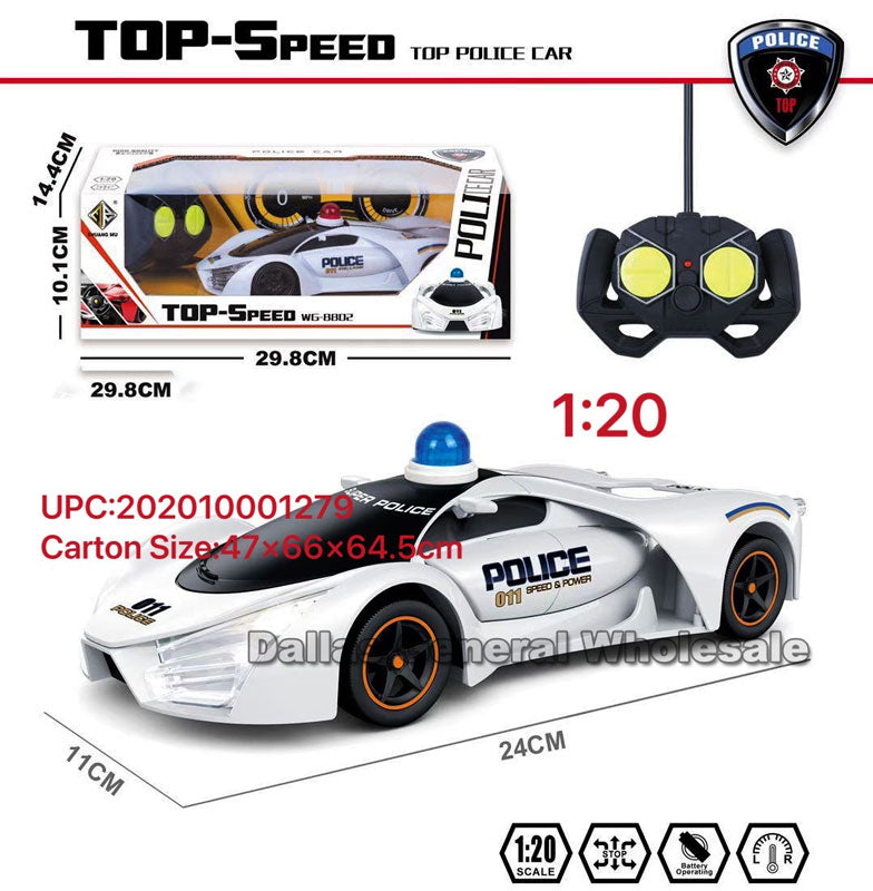 Toy R/C Control Police Cars Wholesale