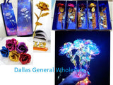 Flashing Light-Up Roses In Bulk- Assorted