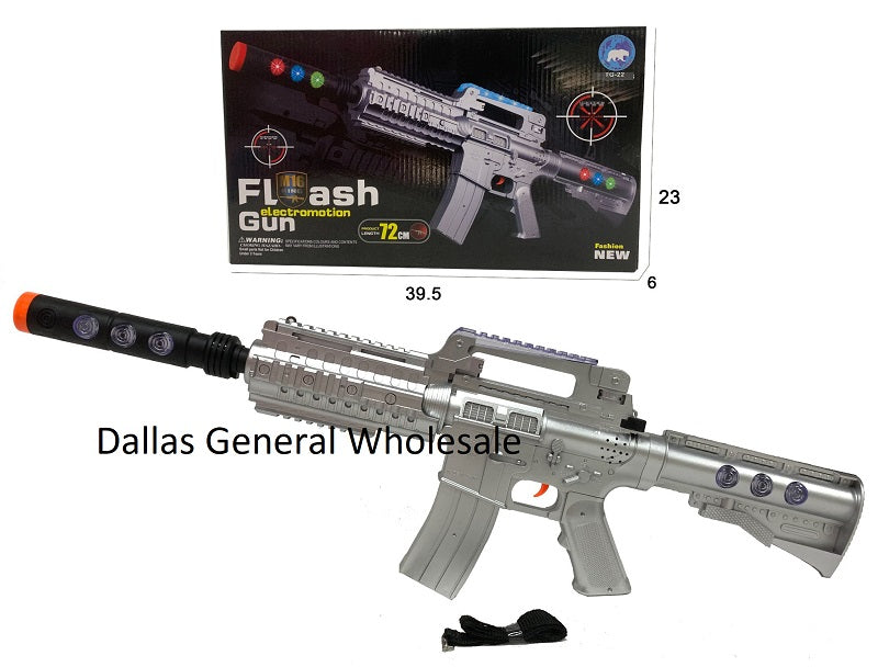 20" Toy Flashing Machine Guns Wholesale