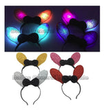 Bunny Ears Light Up Head Clips Wholesale MOQ 12