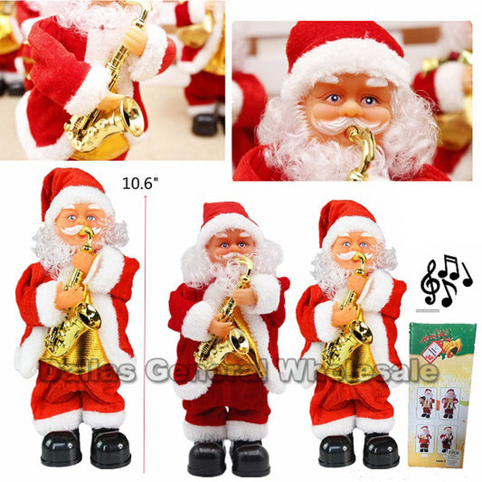 Bulk Buy Novelty Santa Clause Playing Saxophone Wholesale