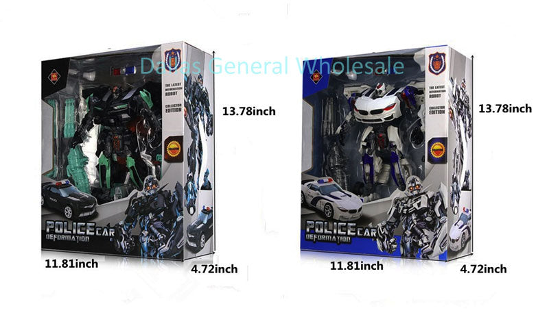 Deform Toy Robot Police Cars Wholesale MOQ 3