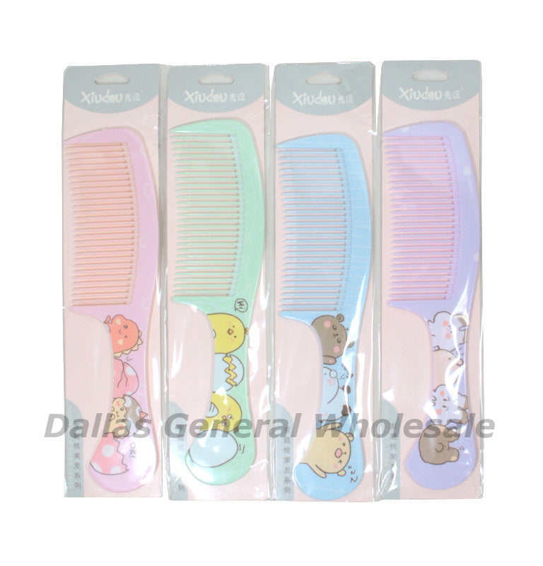 Bulk Buy Kids Cute Plastic Hair Combs Wholesale