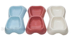 Double Bowl Pet Dishes Wholesale MOQ 12