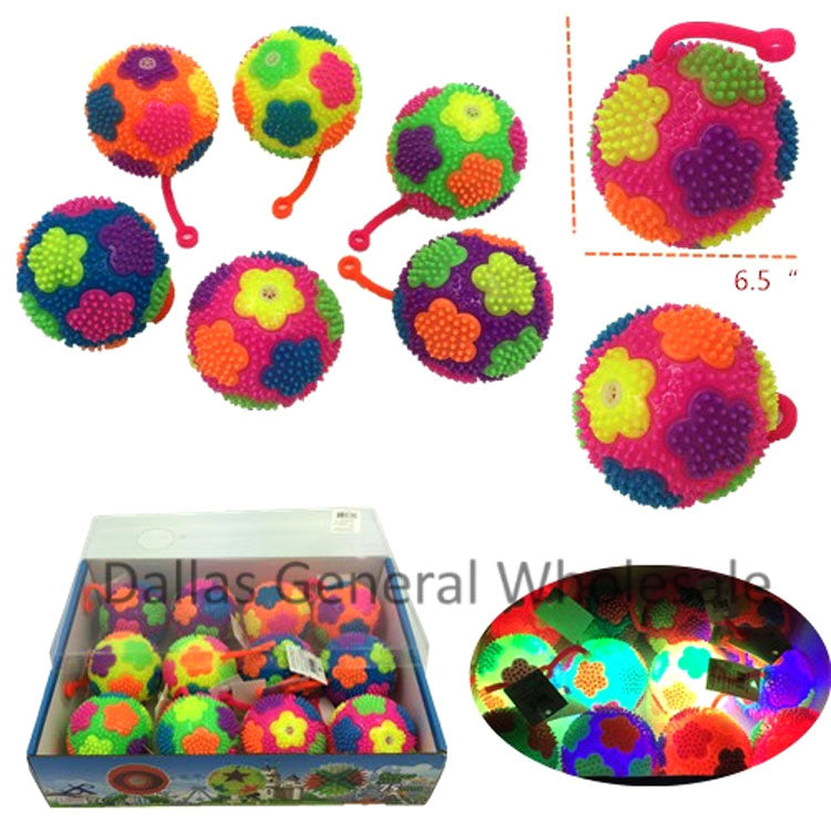 Light Up Squeezable Flower Yoyo Balls Wholesale