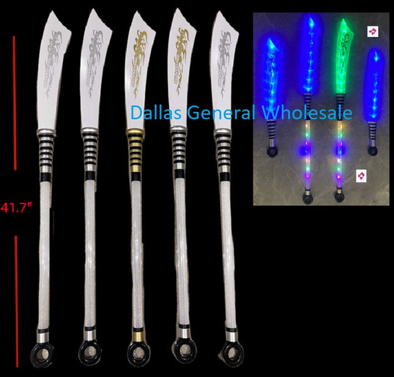 Bulk Buy Light Up Toy 41" Double Swords Wholesale