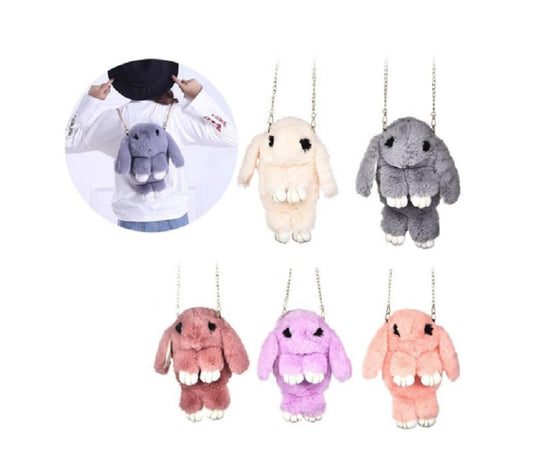 Bulk Buy Girls Fluffy Bunny Backpacks Wholesale
