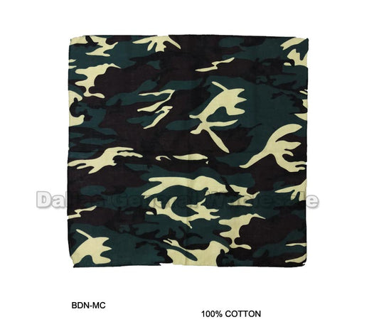 Green Camoflage Bandannas Wholesale