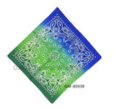 Combine Colors Tie Die Paisley Bandannas Wholesale MOQ 12