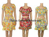 Bulk Buy Cute Floral Crop Top & Skirt Set Wholesale