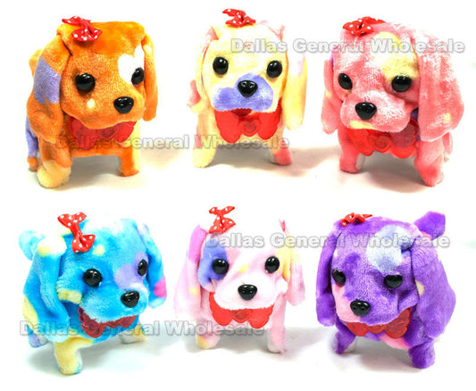 Rainbow Toy Walking Barking Dogs Wholesale