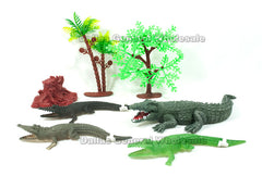 7 PC Toy Miniature Reptiles Play Set Wholesale MOQ 12