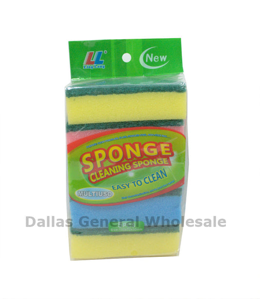 Bulk Buy 5 PC Sponge Scrubbers Wholesale