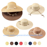 Bulk Buy Women Beautiful Floppy Straw Hats Wholesale