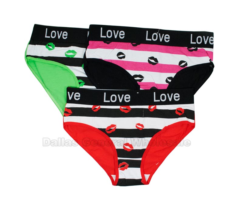 Girls Stripe Bikini Underwear Wholesale