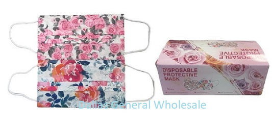 Bulk Buy Adults Rose Disposable Non Medical Masks Wholesale