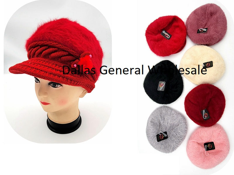 Bulk Buy Beautiful Women's Visor Beanies Caps Wholesale