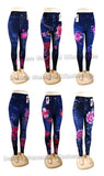 Bulk Buy Ladies Fashion Pull On Floral Jeggings Wholesale