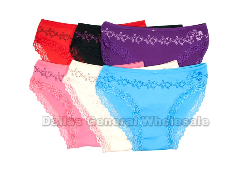 Bulk Buy Ladies' Floral Lace Underwear
