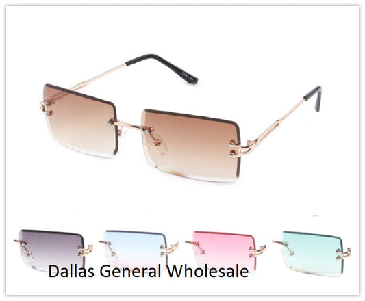 Bulk Buy Adults Trendy Rectangular Sunglasses Wholesale
