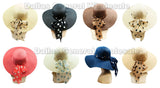 Ladies Beach Floppy Straw Hats Wholesale