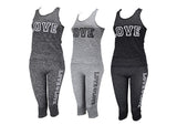 Bulk Buy Active Tank Top & Capris Set Wholesale