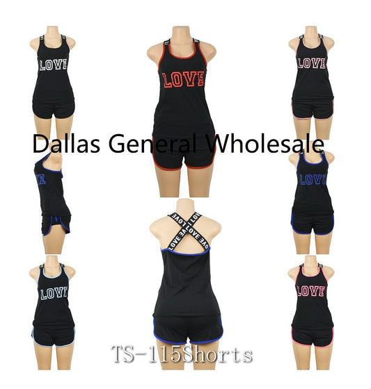 Bulk Buy Girls Active Tank Top & Shorts Matching Set Wholesale