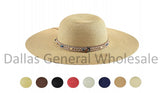 Ladies Large Brim Floppy Straw Hats Wholesale