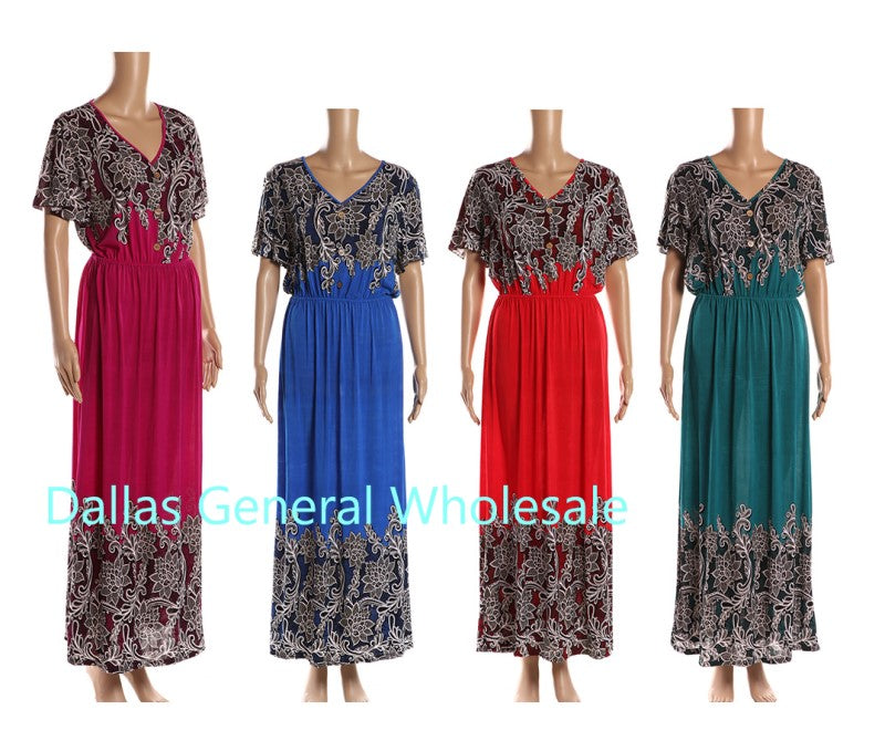 Bulk Buy Plus Size Maxi Dresses Wholesale