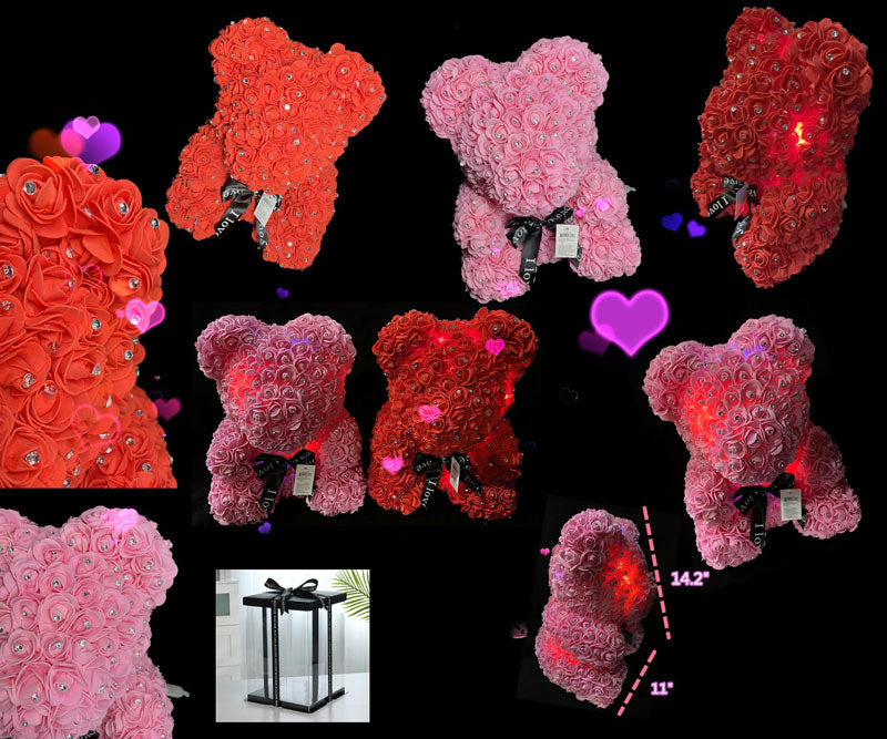 Luxury Rose Bears Wholesale MOQ -1 pcs