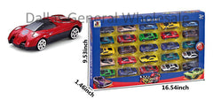 25 PC Toy Inertia Die Cast Cars Play Sets Wholesale