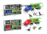 Bulk Buy Toy Inertia 17" Dinosaur Trailer Trucks Wholesale