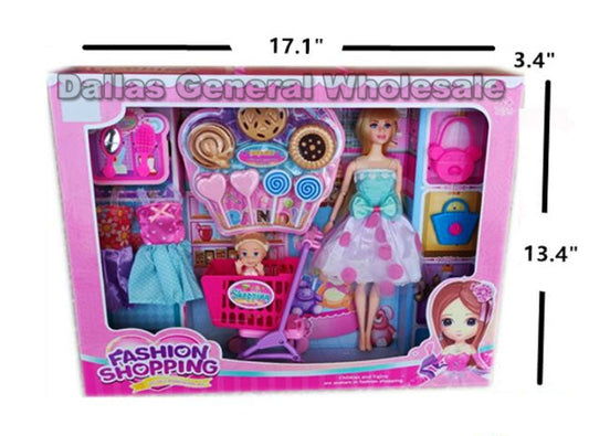 Bulk Buy Toy Fashion Doll Shopping Gift Set Wholesale