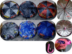 Boys Cars Double Layered Umbrellas Wholesale MOQ 12