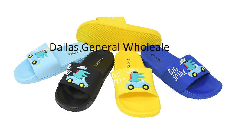 Bulk Buy Little Boys Dinosaurs Flip Flops Wholesale