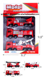 Bulk Buy Assorted Inertia Fire Truck Toy Set Wholesale