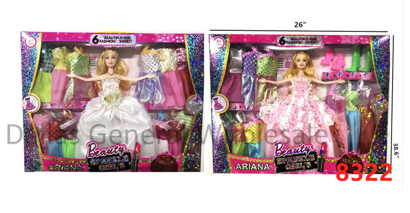 13 PC Girls Fashion Doll Closet Play Set Wholesale