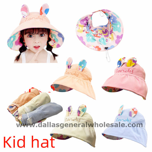 Bulk Buy Little Girls Adorable Sun Hats Wholesale