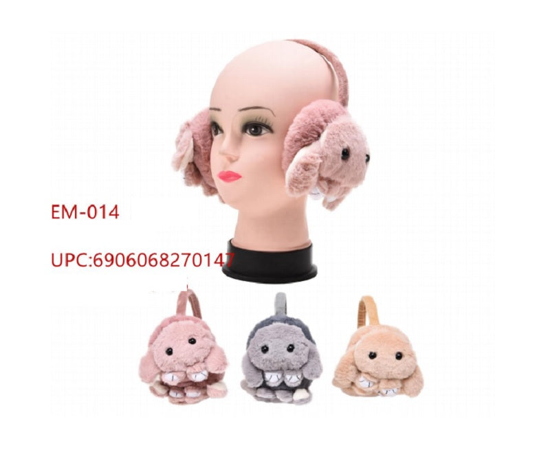 Little Kids Fur Bunny Earmuffs Wholesale