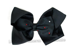 Studded Ribbon Hair Bows Wholesale